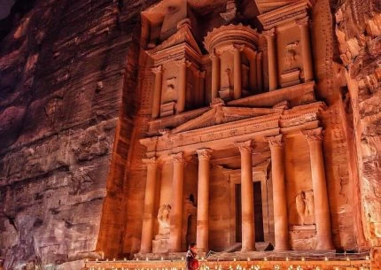 Petra by night